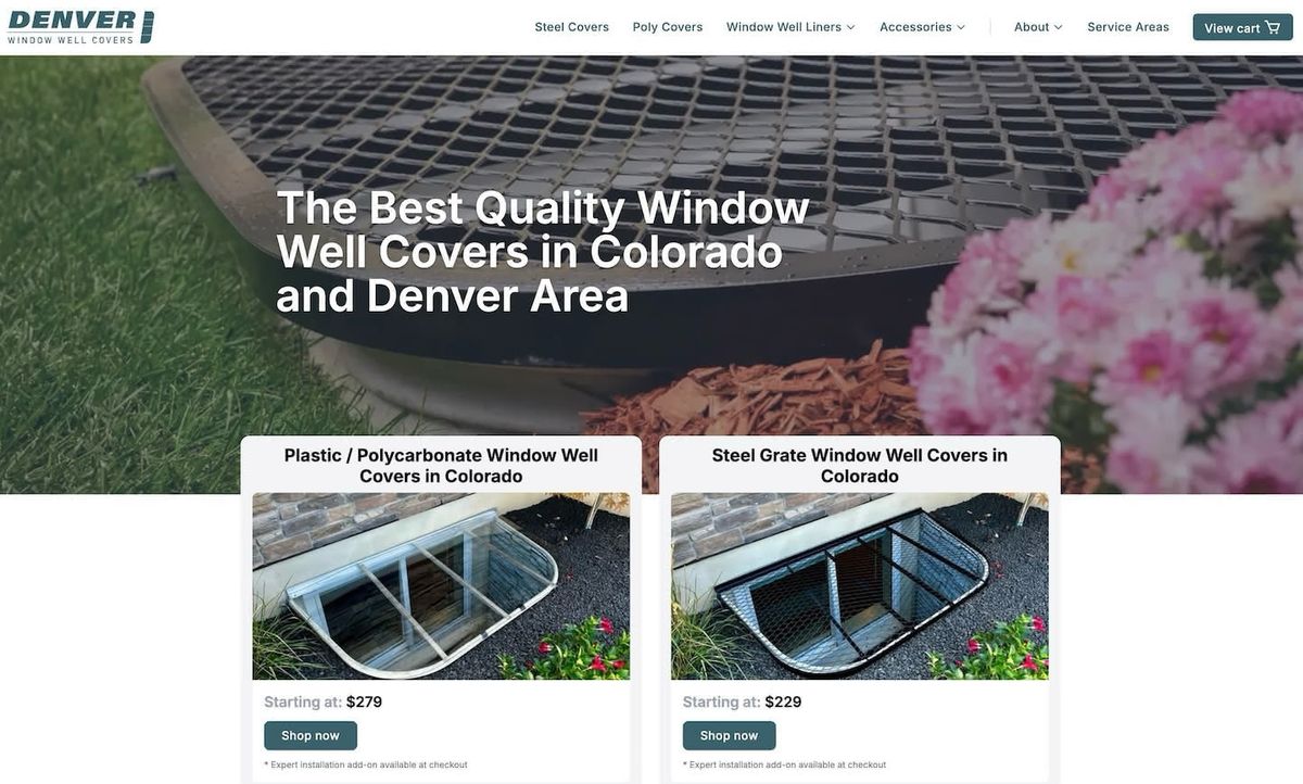 Denver Window Well Covers